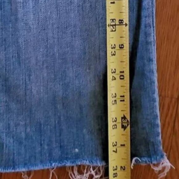 MOTHER high rise hustler ankle fray size 25 boho casual chic - Picture 6 of 13